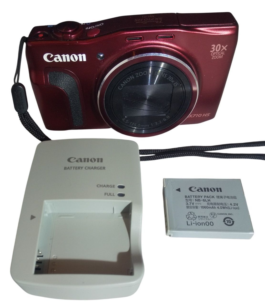 H3557 Canon SX710 HS レッド 30倍ズーム デジタルカメラ 【公式通販】