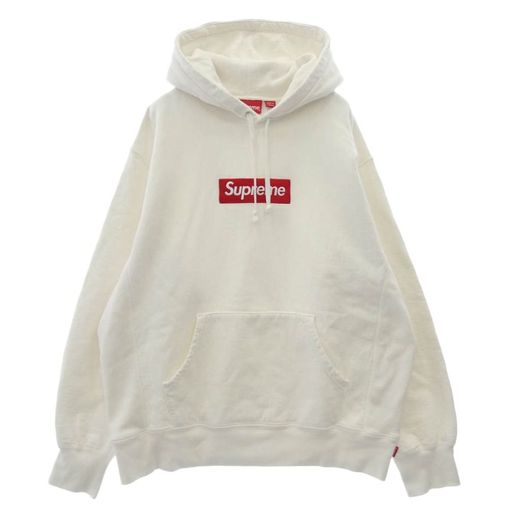 Supreme シュプリーム 21AW Box Logo Hooded Sweatshirt White