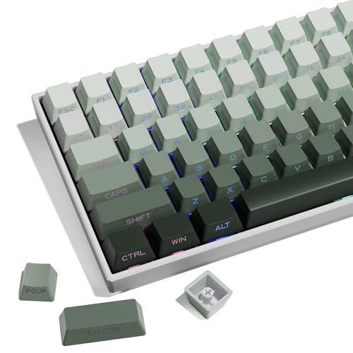 XVX 日本語配列 136 キーキャップ - PBT ダブルショット シャイン