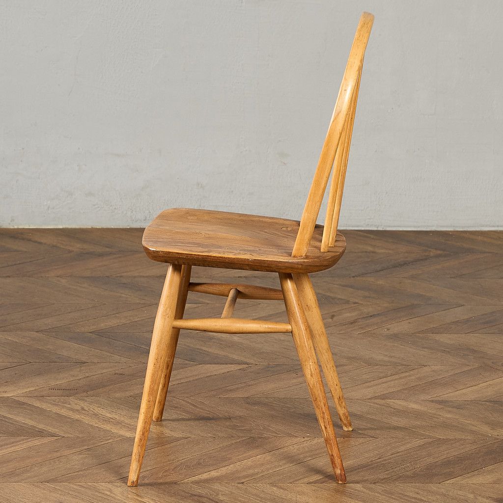 椅子・ソファ イギリス エルム アーコール ERCOL 4本 スポーク フープ 