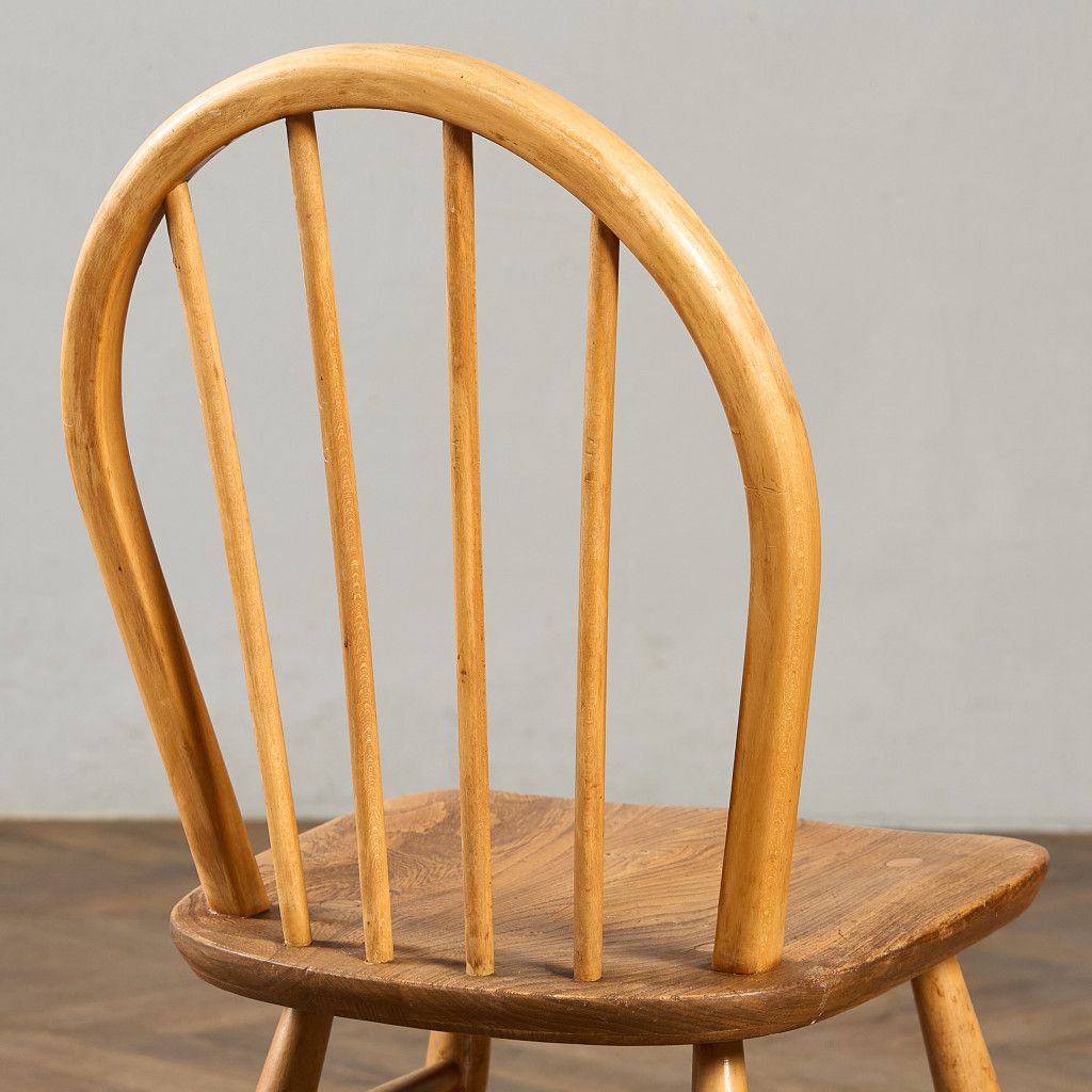 椅子・ソファ イギリス エルム アーコール ERCOL 4本 スポーク フープ 