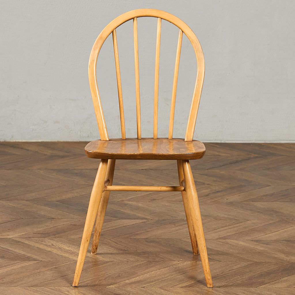 椅子・ソファ イギリス エルム アーコール ERCOL 4本 スポーク フープ 