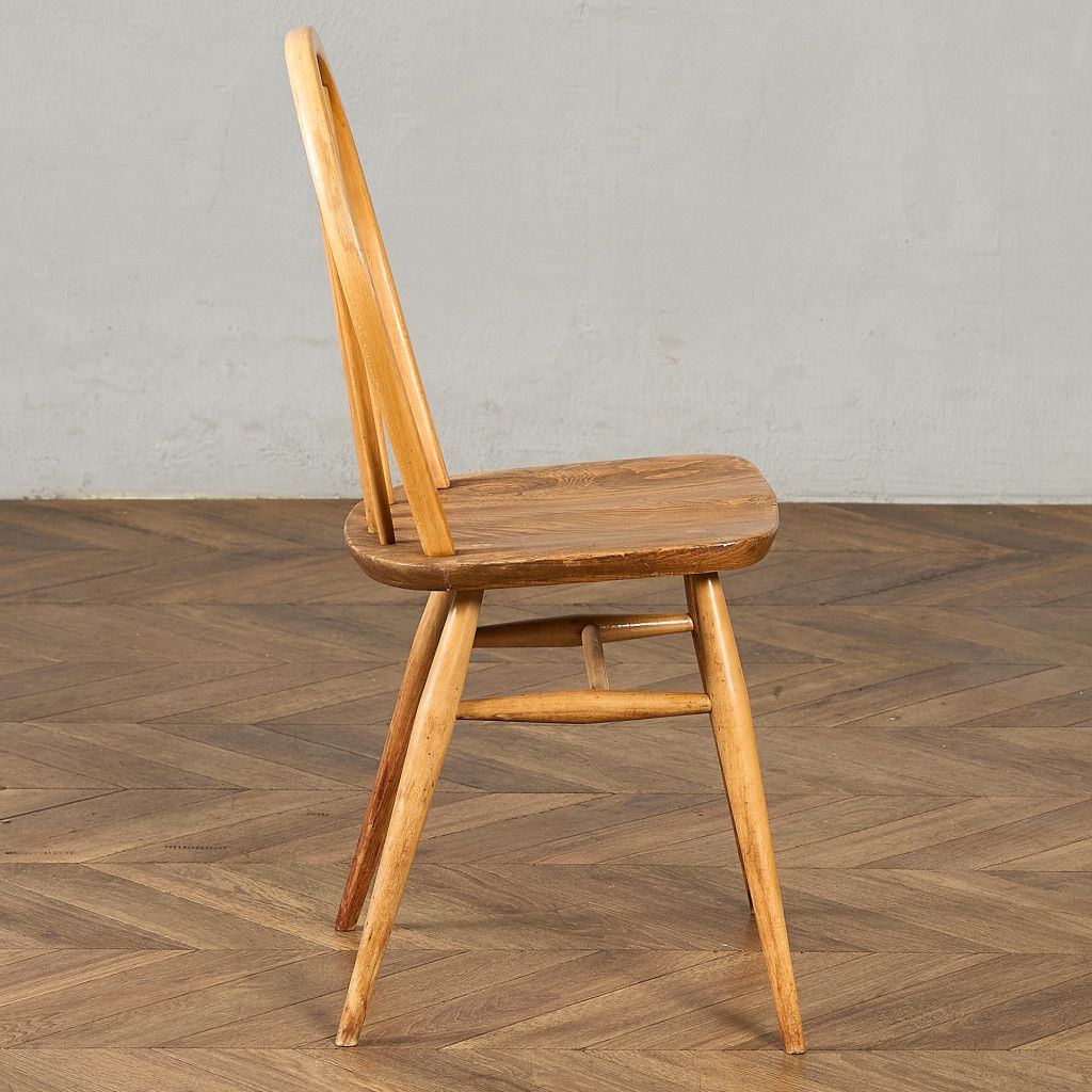 椅子・ソファ イギリス エルム アーコール ERCOL 4本 スポーク フープ 