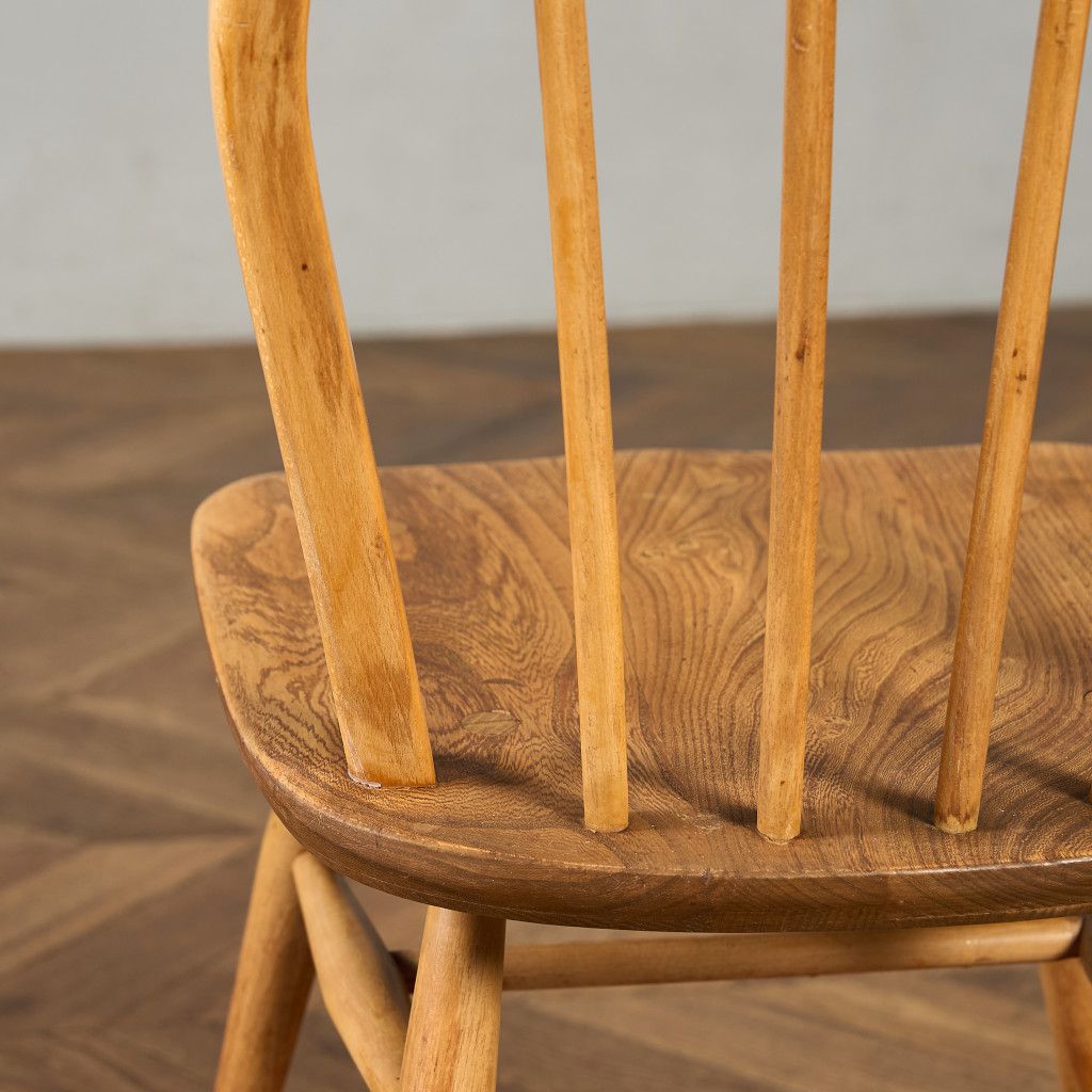 椅子・ソファ イギリス エルム アーコール ERCOL 4本 スポーク フープ 
