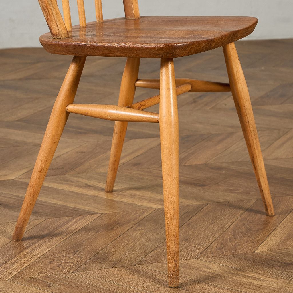 椅子・ソファ イギリス エルム アーコール ERCOL 4本 スポーク フープ 