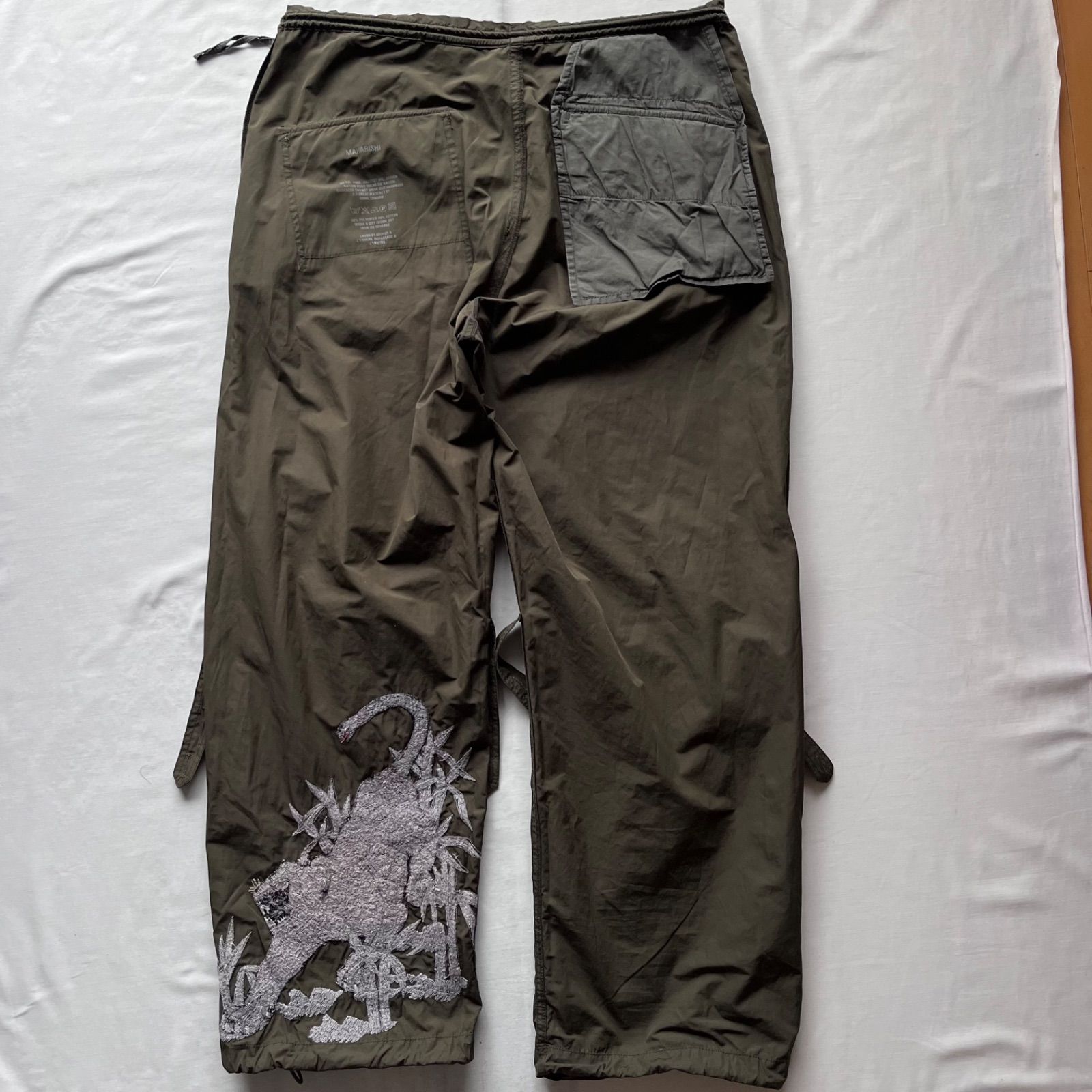 maharishi マハリシ スノーパンツ ミリタリー 虎刺繍 豹刺繍 Lサイズ