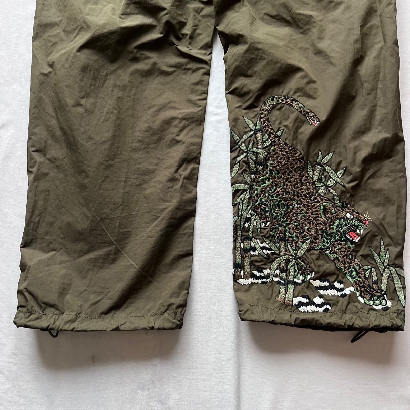 maharishi マハリシ スノーパンツ ミリタリー 虎刺繍 豹刺繍 Lサイズ