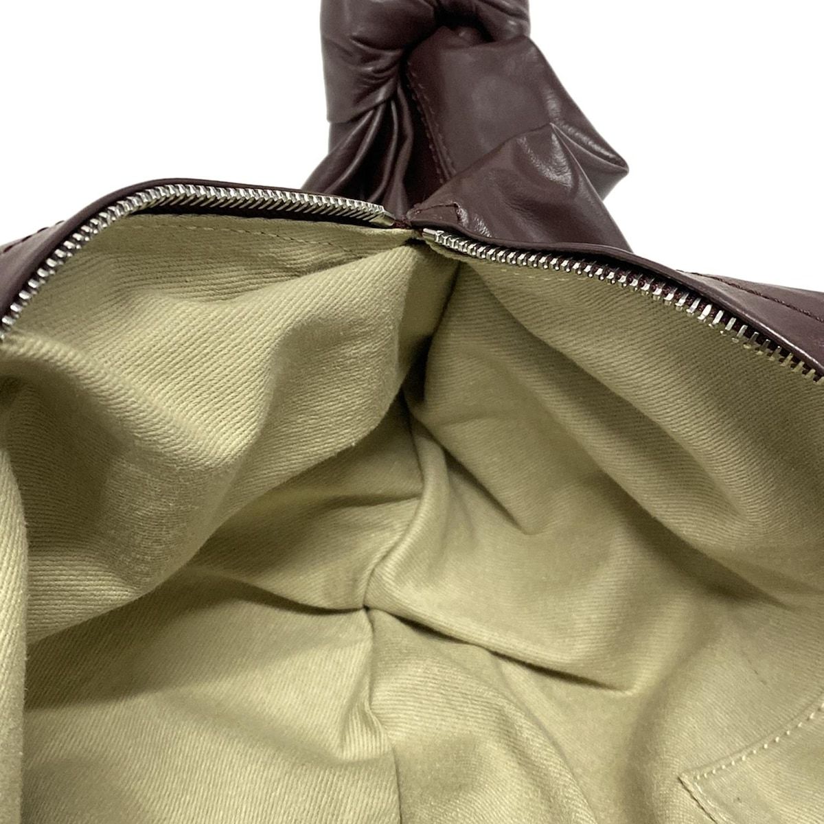 LEMAIRE(ルメール) ショルダーバッグ美品  ミディアム ソフト クロワッサンバッグ BG0091 LL0028 ボルドー レザー LEMAIRE - LEMAIRE(ルメール) ショルダーバッグ美品 ミディアム ソフト
