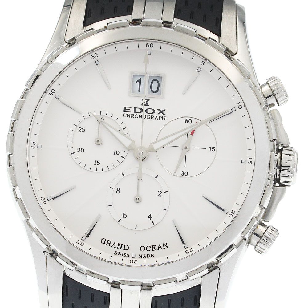 訳あり エドックス EDOX 10023 グランドオーシャン クロノグラフ クォーツ メンズ 箱・保証書付き_949152 訳あり エドックス EDOX 10023 グランドオーシャン クロノグラフ