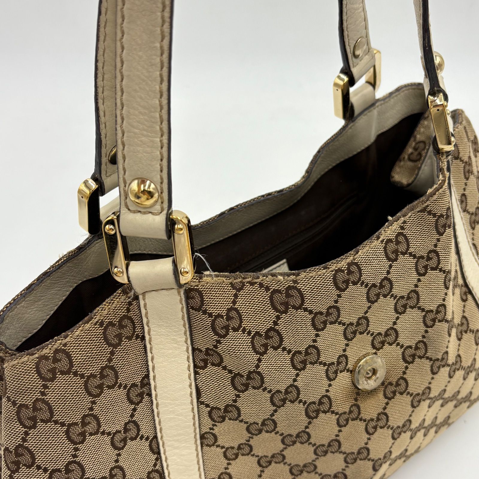 GUCCI グッチ シェリーライン GGキャンバス ショルダーバッグ トート
