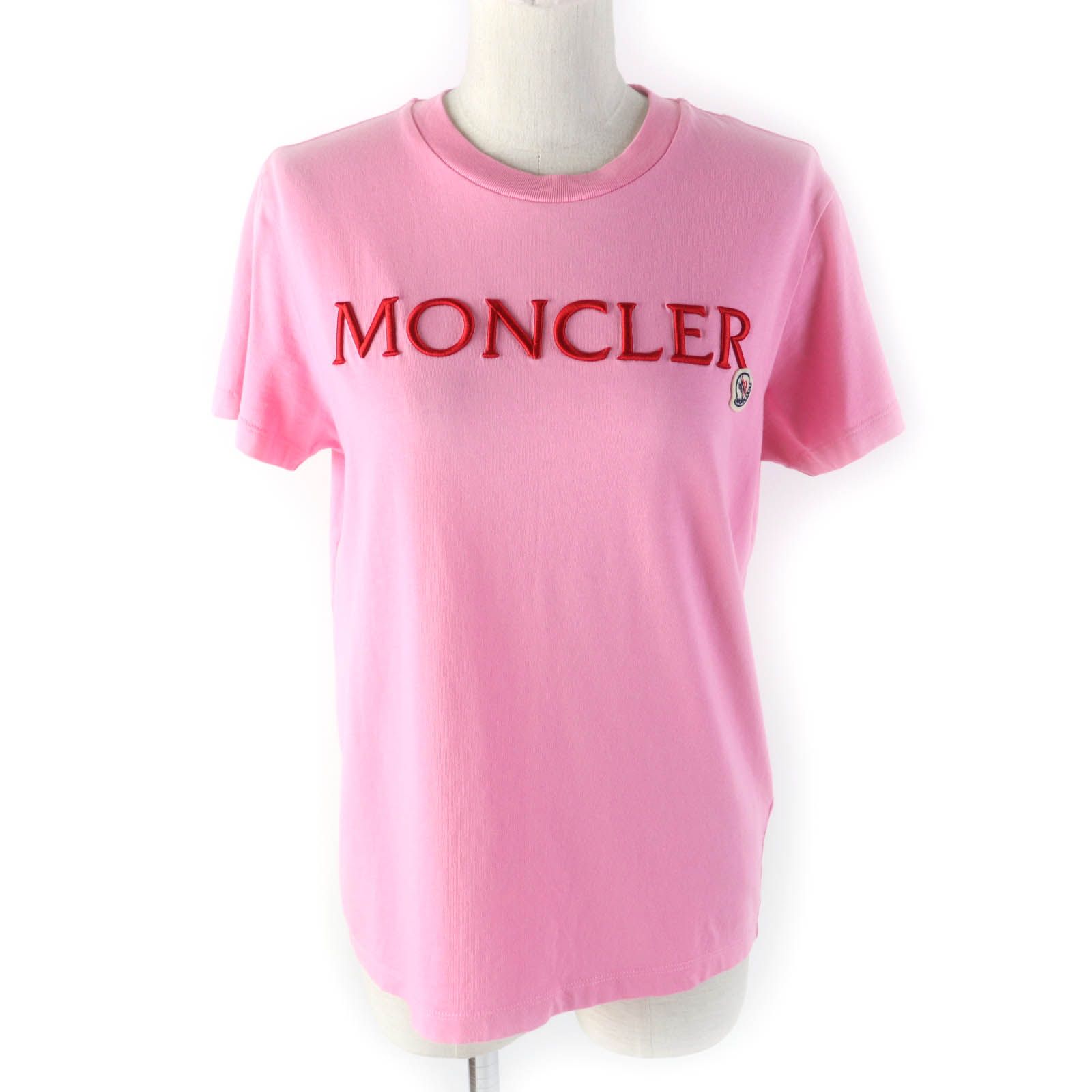 極美品☆MONCLER モンクレール 22SS コットン100％ ロゴワッペン付 