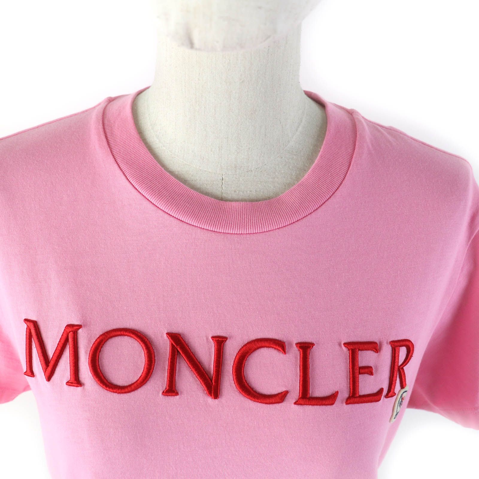 極美品☆MONCLER モンクレール 22SS コットン100％ ロゴワッペン付 