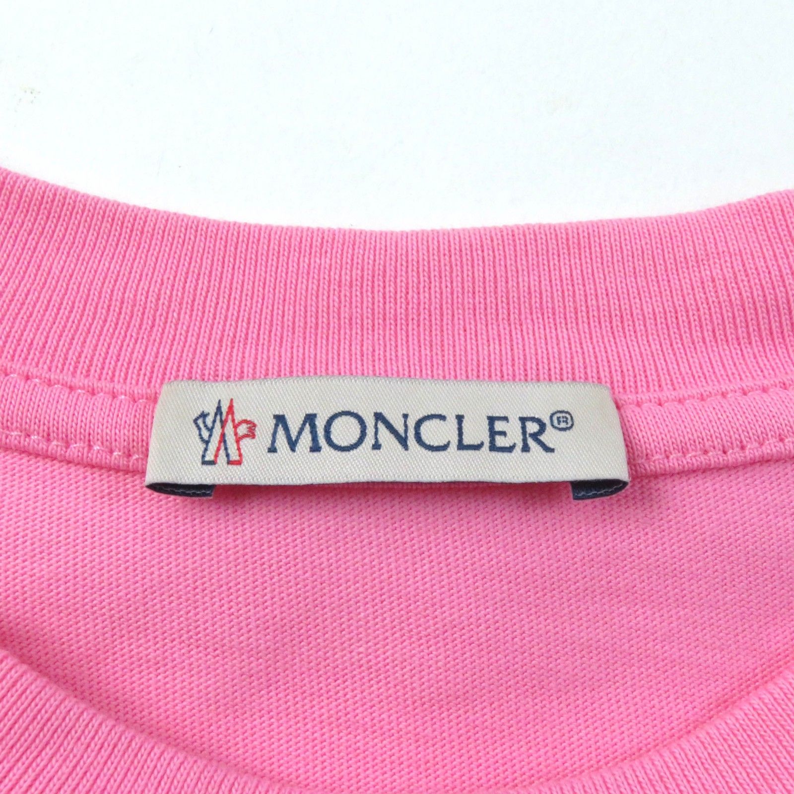 極美品☆MONCLER モンクレール 22SS コットン100％ ロゴワッペン付 