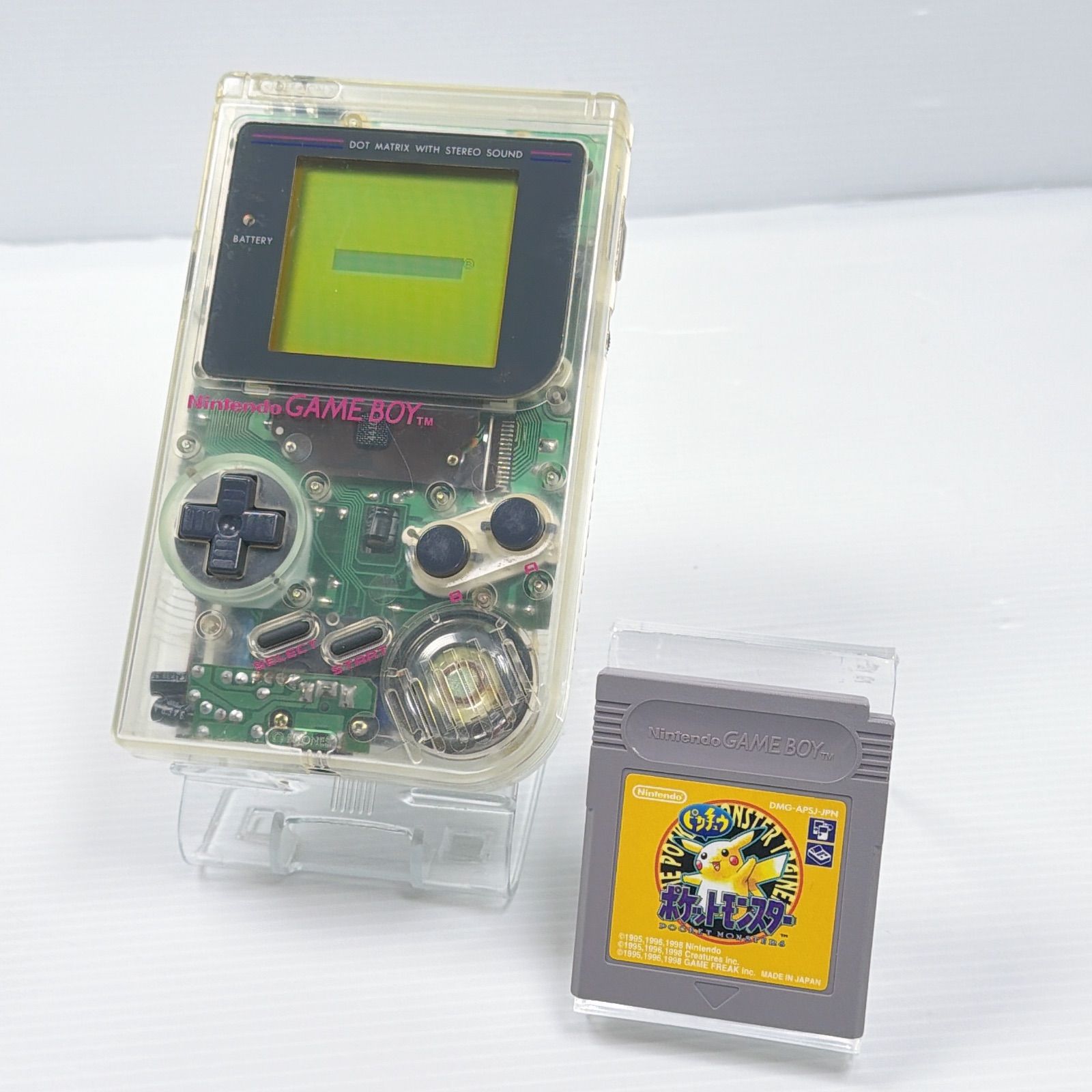 ゲームボーイブロス クリア スケルトン 外装美品 ポケットモンスター
