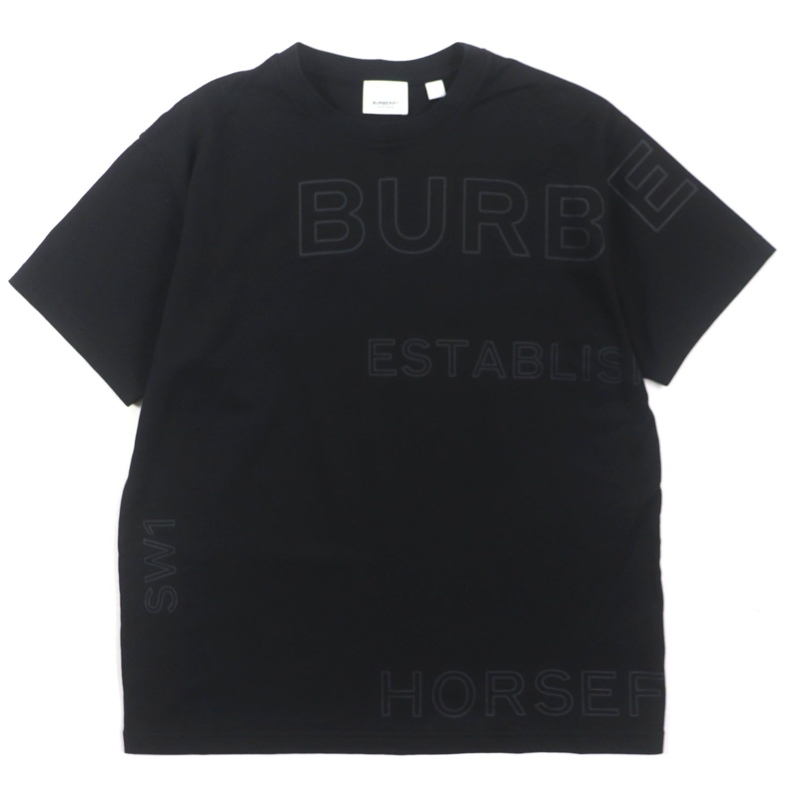 美品▽BURBERRY バーバリー 8036185 コットン100% ホースフェリー 