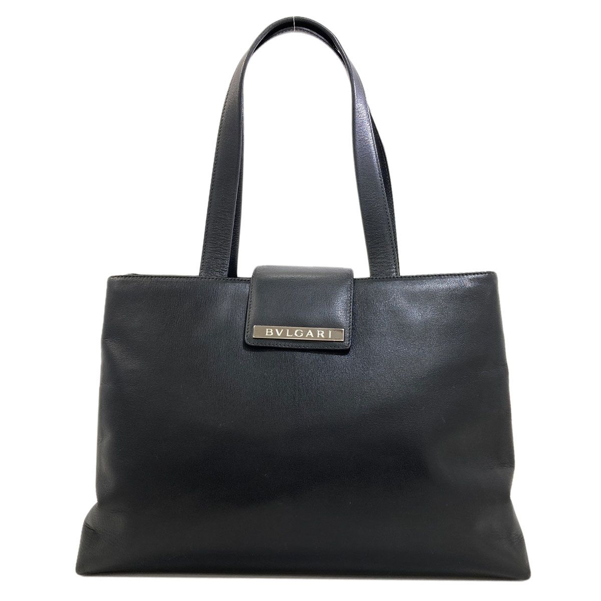 BVLGARI ブルガリ ロゴ ハンドバッグ レザー レディース [中古] - メルカリ