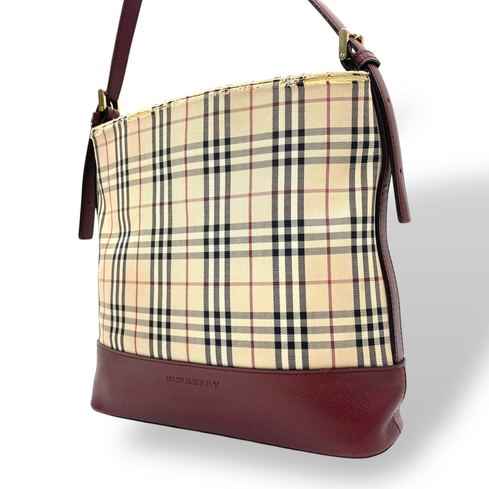 バーバリー Burberry ヴィンテージ ショルダーバッグ ハンドバッグ 