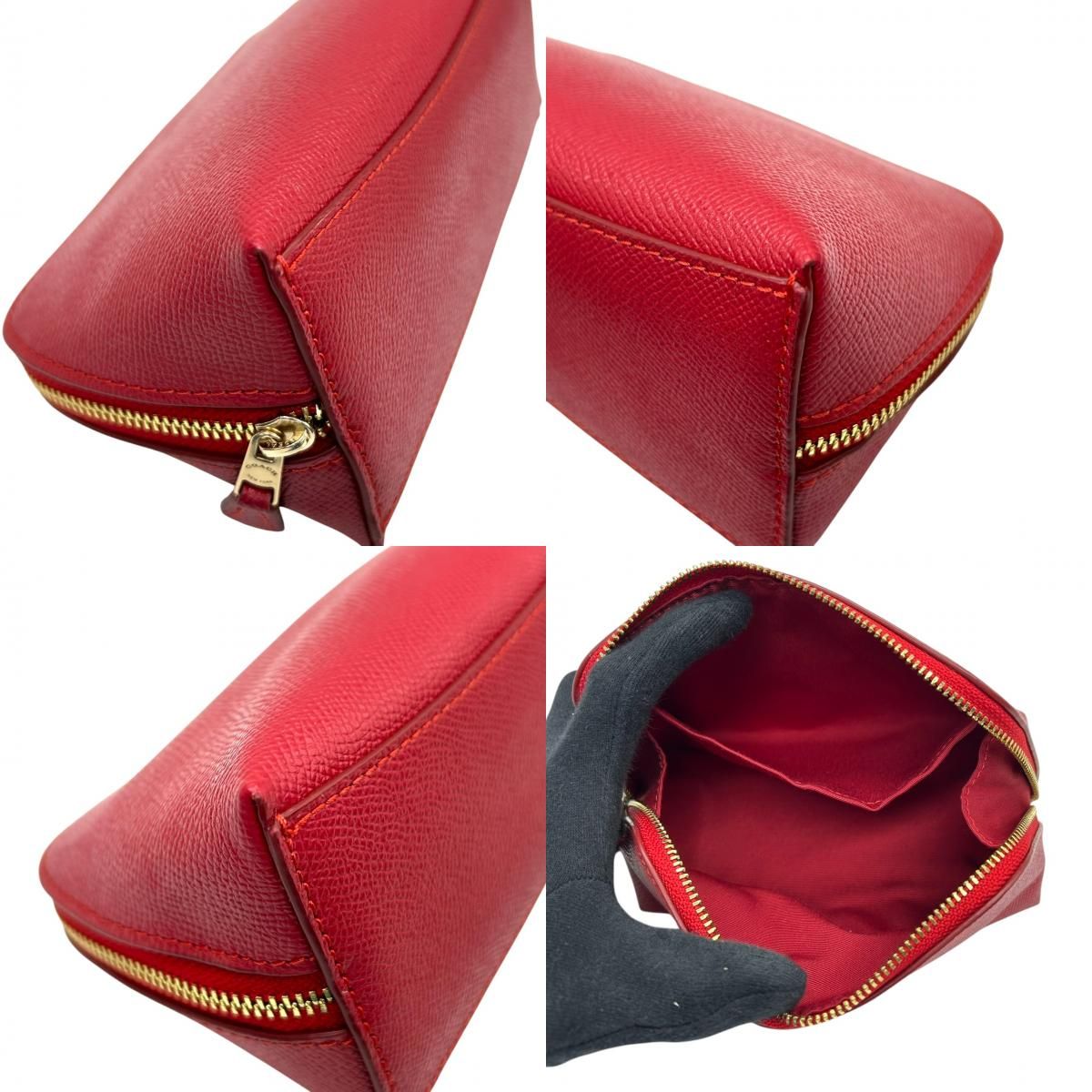 未使用級／極美品】コーチ COACH ポーチ 化粧ポーチ コスメティック 