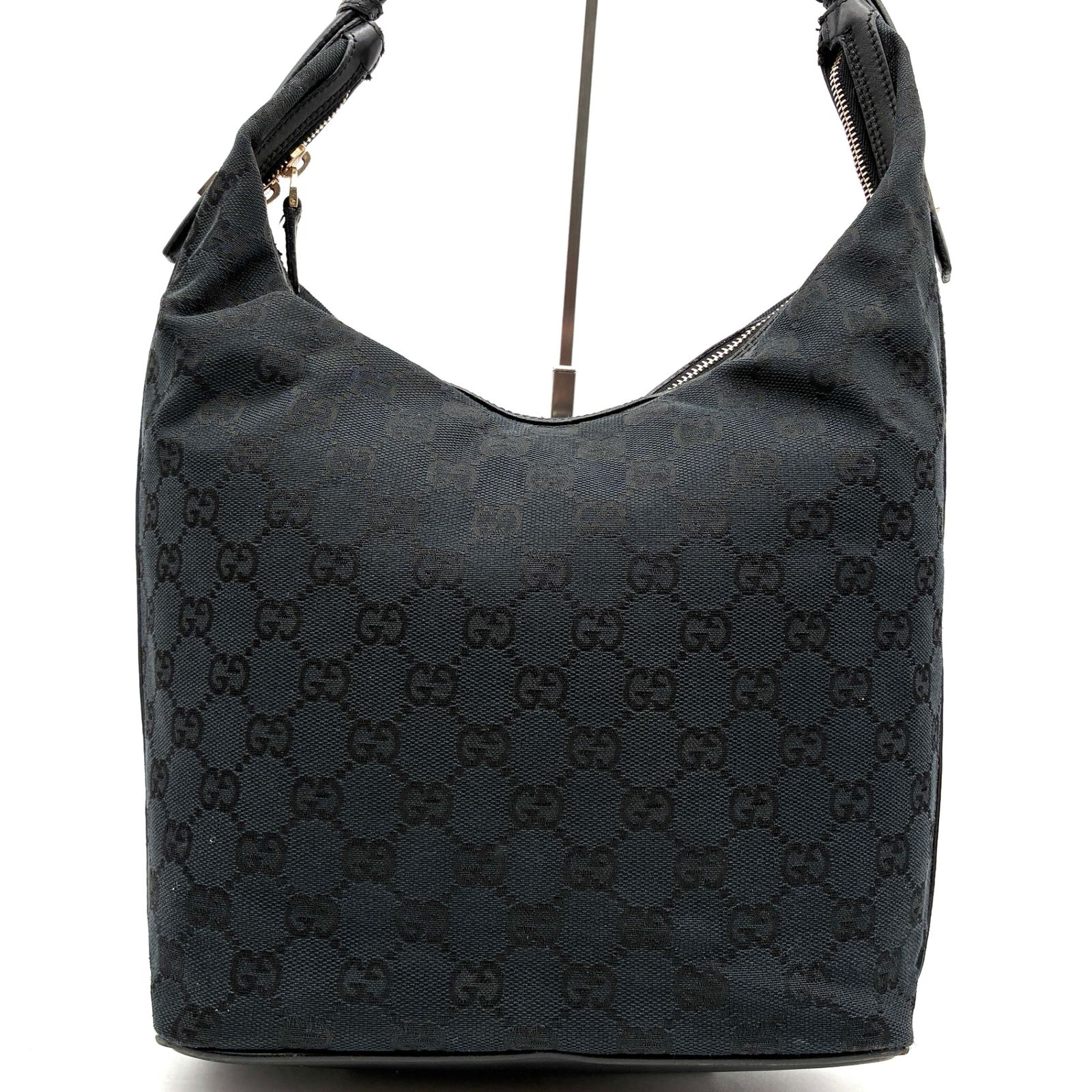 美品 GUCCI グッチ GGキャンバス ショルダーバッグ セミショルダー