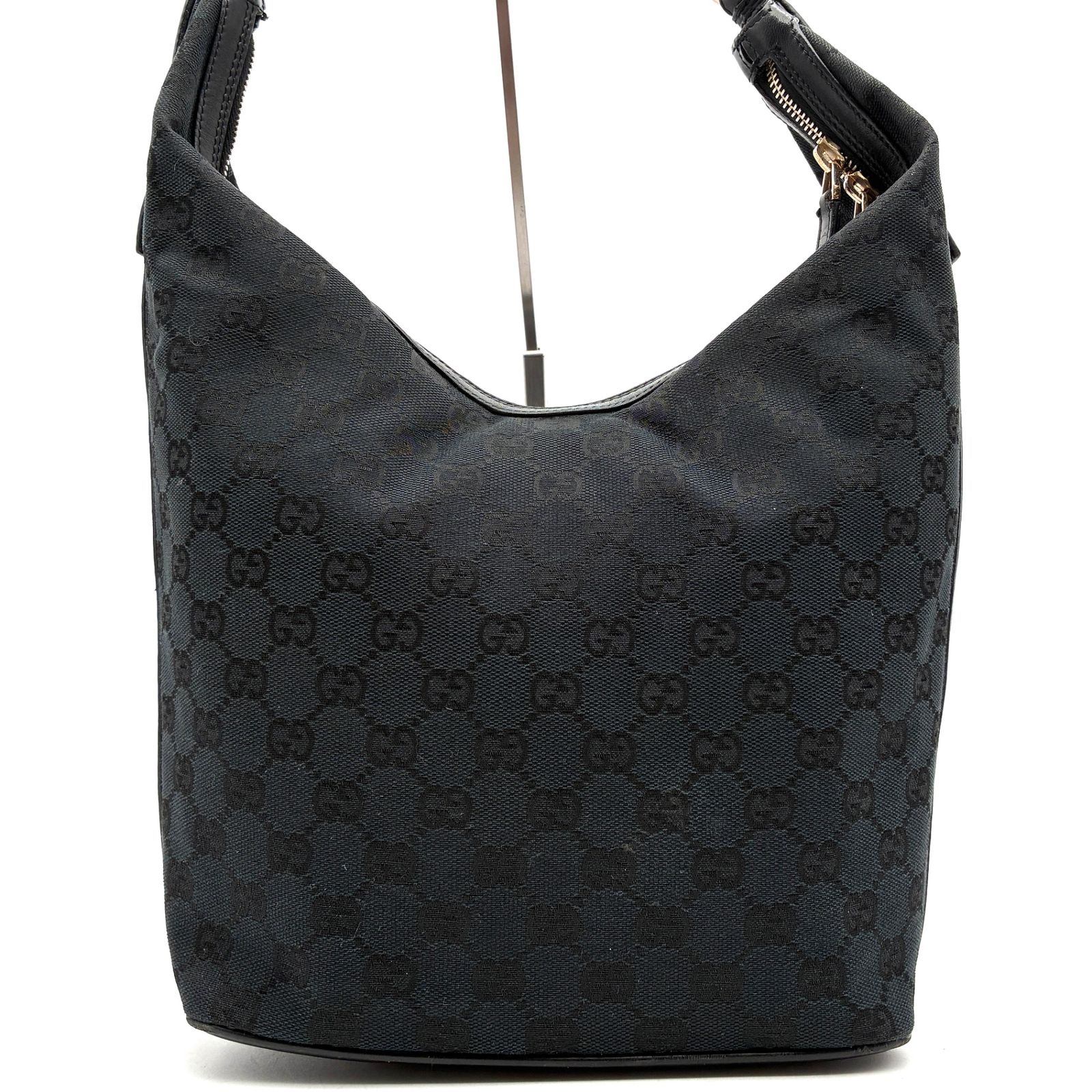 美品 GUCCI グッチ GGキャンバス ショルダーバッグ セミショルダー 