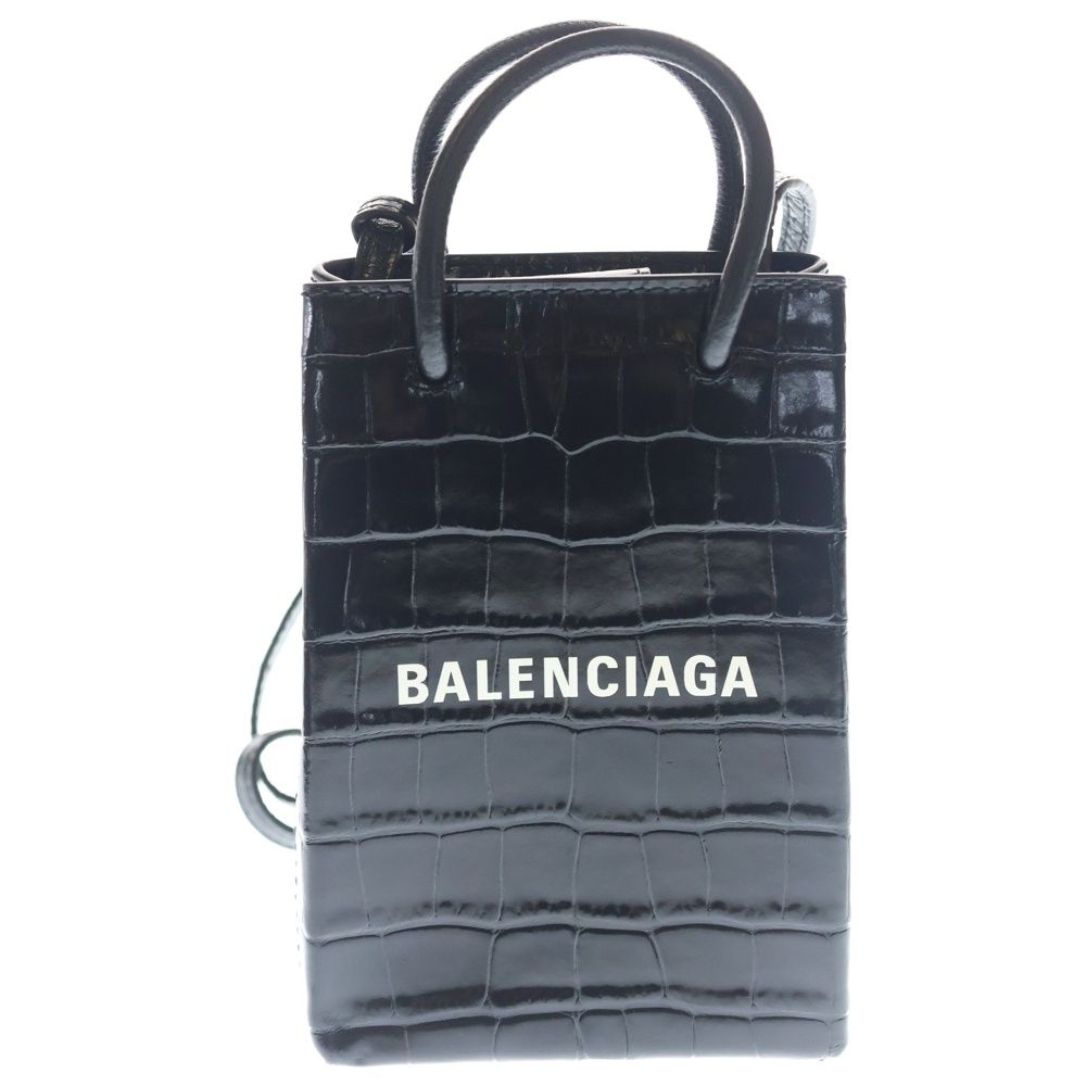 BALENCIAGA (バレンシアガ) ショッピング フォンホルダー ミニ BALENCIAGA (バレンシアガ) ショッピング フォンホルダー ミニ
