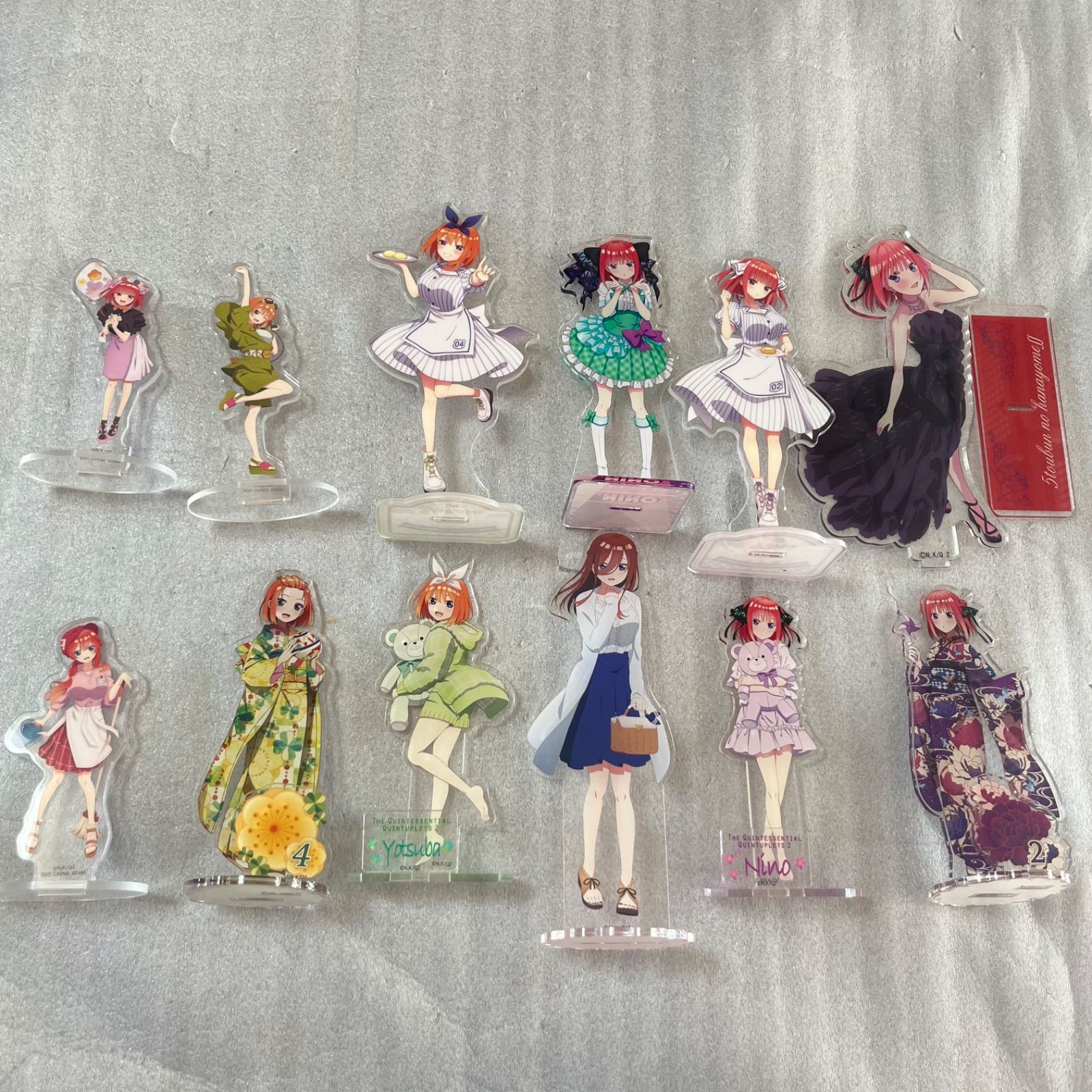 五等分の花嫁 二乃 四葉 アクリルスタンド まとめ売り セット 158 