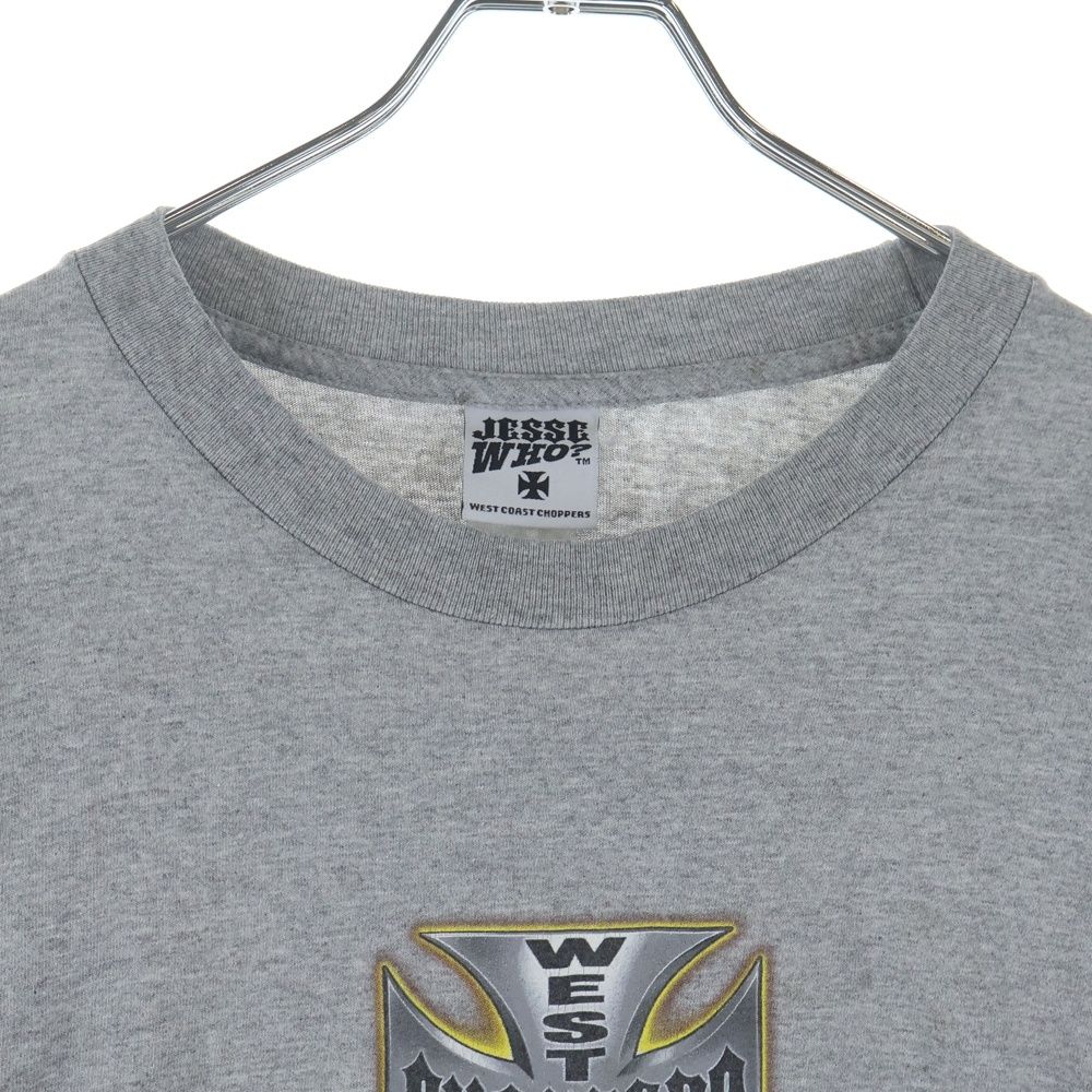 メンズ 90's WEST COAST CHOPPERS アイアンクロス ロングTシャツ
