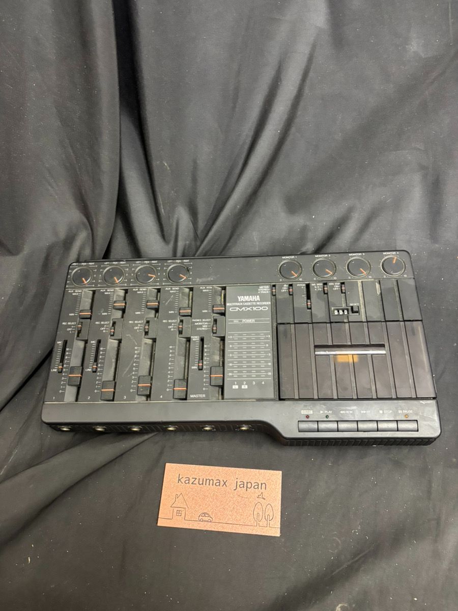 yamaha cmx100 マルチトラックレコーダー　カセットMTR 動作品 YAMAHA CMX-100 Multitrack Cassette Recorder 動作不明 本体のみ 4