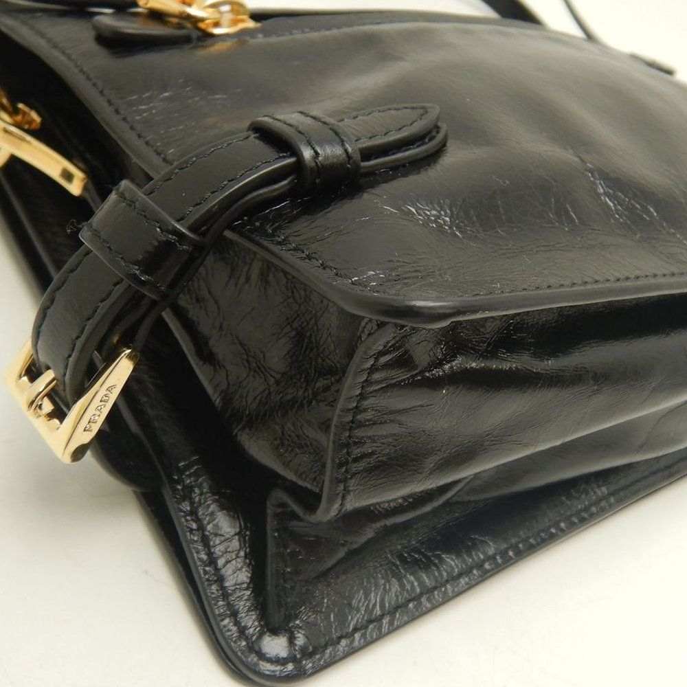 PRADA プラダ 1BD082 ショルダーバッグ ソフトルックスレザー NERO レディース /253732【中古】 PRADA プラダ 1BD082 ショルダーバッグ ソフトルックスレザー NERO