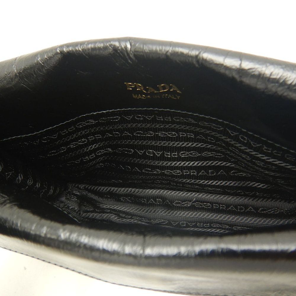 PRADA プラダ 1BD082 ショルダーバッグ ソフトルックスレザー NERO レディース /253732【中古】 PRADA プラダ 1BD082 ショルダーバッグ ソフトルックスレザー NERO