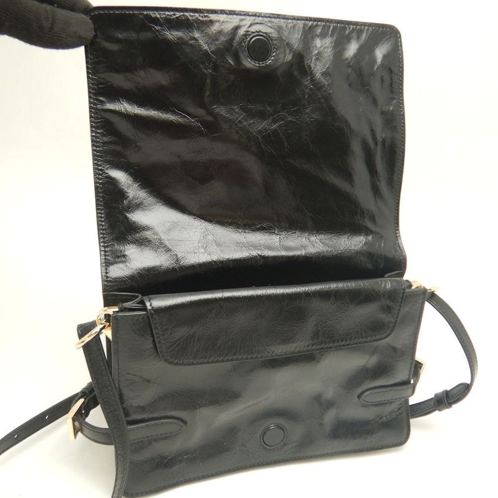 PRADA プラダ 1BD082 ショルダーバッグ ソフトルックスレザー NERO レディース /253732【中古】 PRADA - PRADA プラダ 1BD082 ショルダーバッグ ソフトルックスレザー