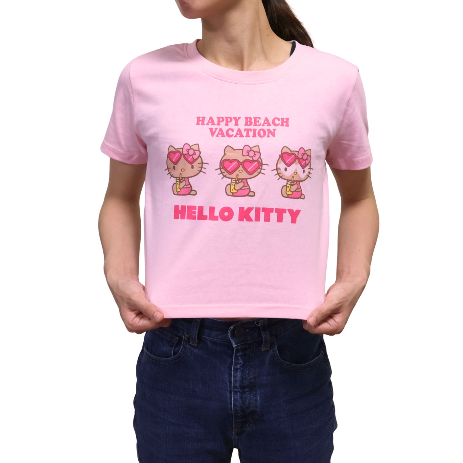 ハローキティ tシャツ キティ キティちゃん クロップド サンリオ