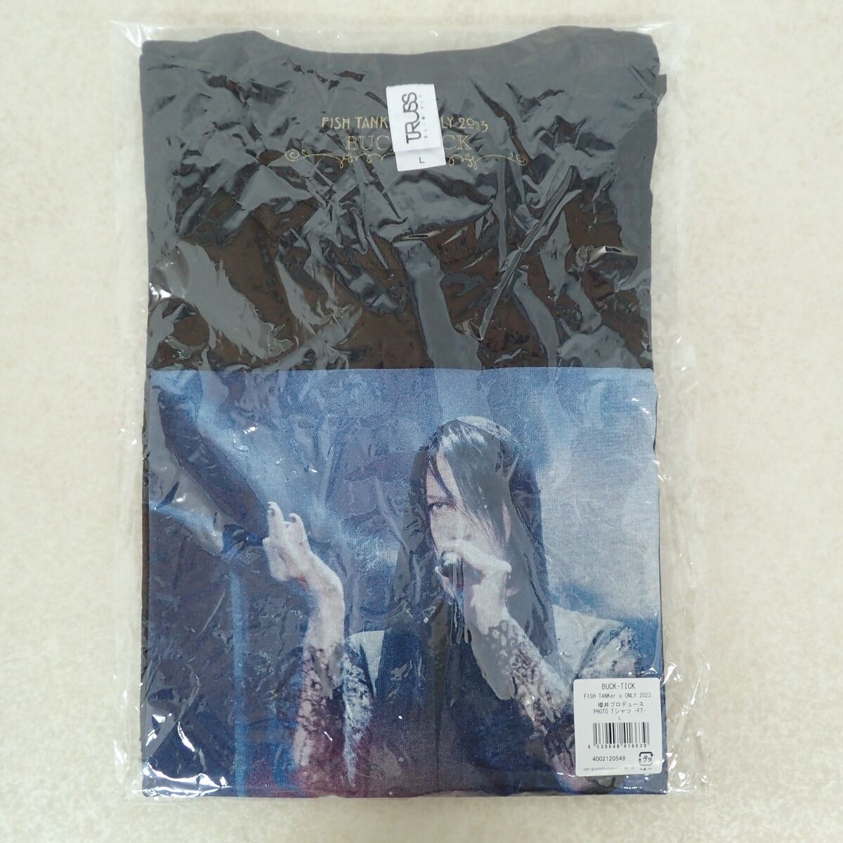 BUCK-TICK 櫻井敦司　プロデュース　Photo Tシャツ　L 未開封 BUCK-TICK 櫻井敦司 プロデュース PHOTO Tシャツ ブラック L