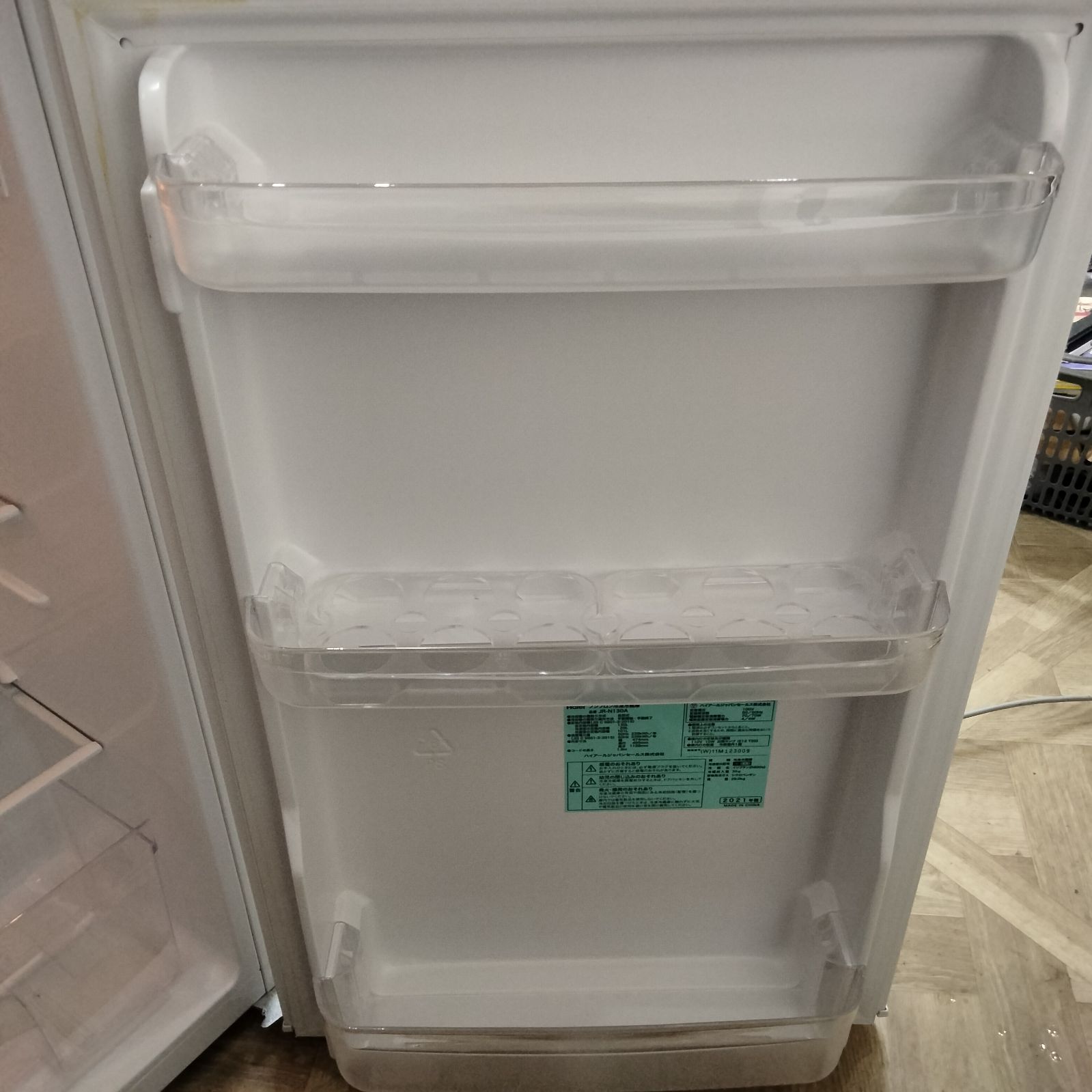 N-7036] Haier ハイアール ノンフロン冷凍冷蔵庫 130L 2021年製 JR 