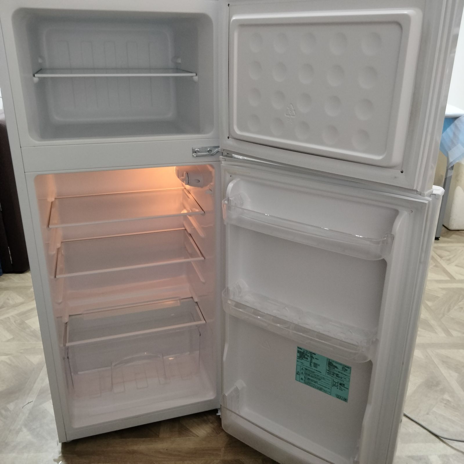 N-7036] Haier ハイアール ノンフロン冷凍冷蔵庫 130L 2021年製 JR 
