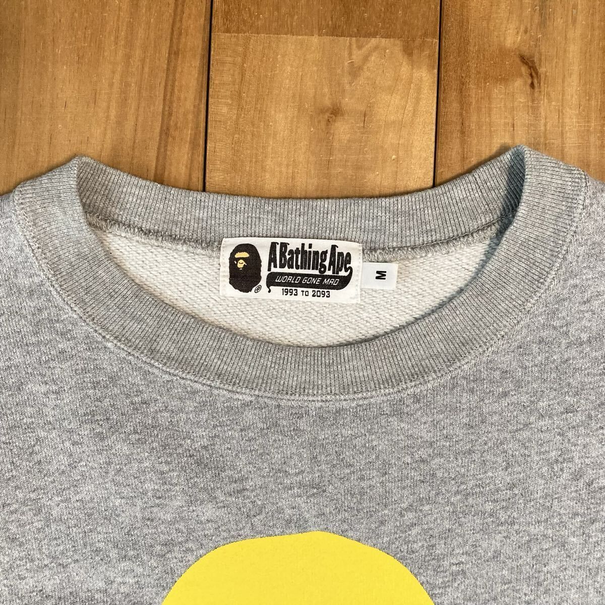 MINIONS × マイロ 長袖スウェット Mサイズ グレー a bathing ape BAPE