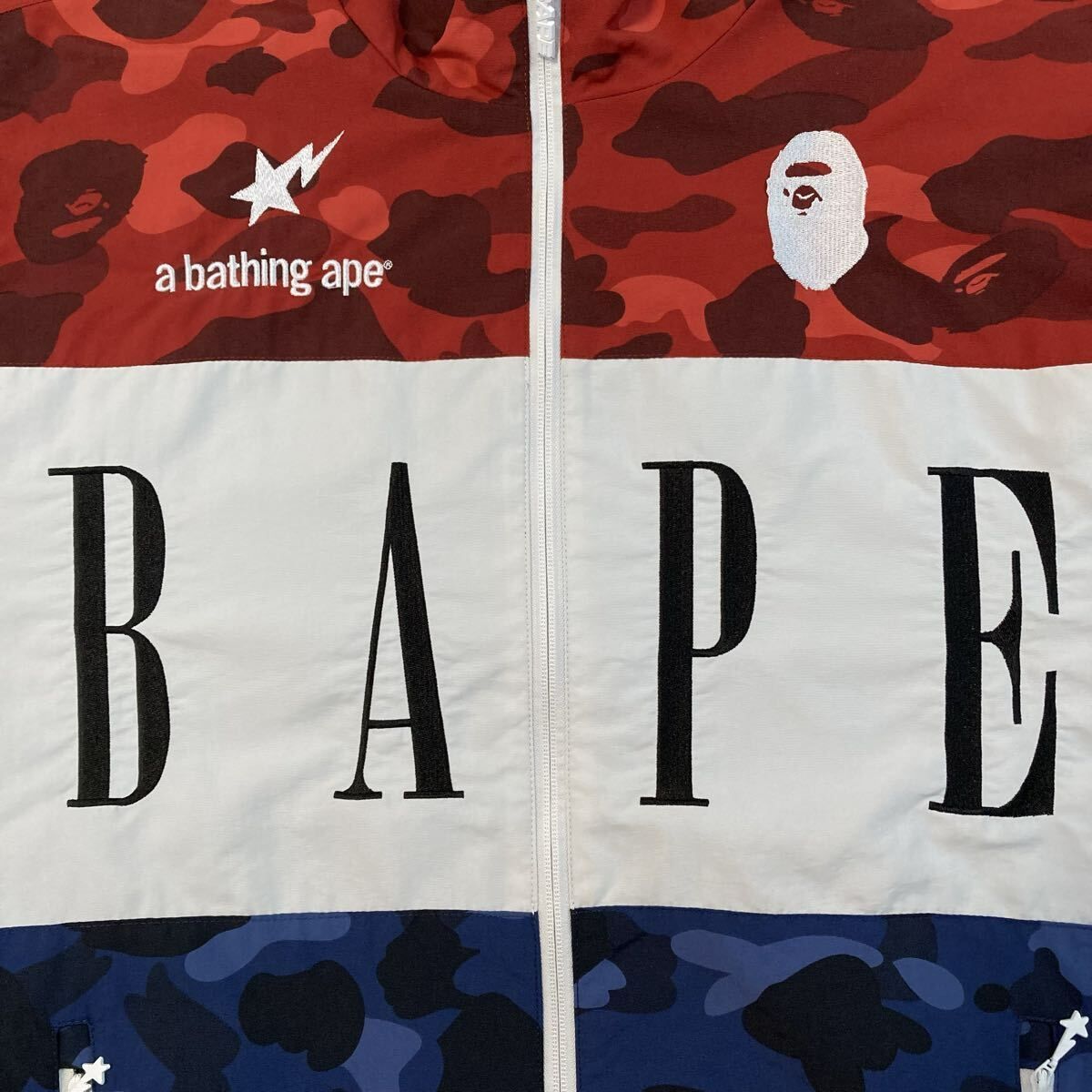☆XL☆ BAPE STA Color Camo Track jacket a bathing ape エイプ 