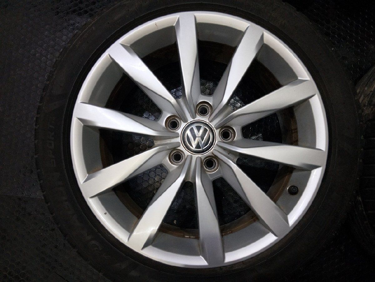 【PIRELLI DRAGON SPORT 225/45R17】夏タイヤ【VW ゴルフ7 純正ホイール 17インチ 7J5HPCD112+49】22年製 バリ溝 ヴァリアントにも(KTL695) PIRELLI DRAGON SPORT 225/45R17】夏タイヤ【VW ゴルフ7 純正ホイール