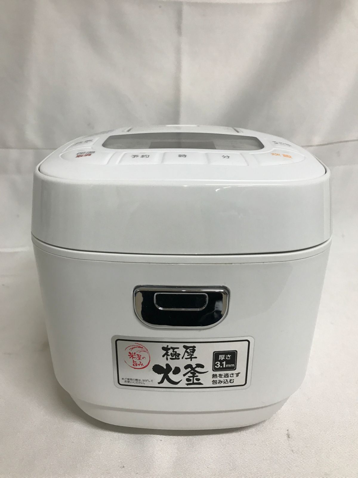 ジャー炊飯器 3合炊き 2021年製 アイリスオーヤマ KS-RC21M05-W ジャー炊飯器 3合炊き 2021年製 アイリスオーヤマ KS-RC21M05-W
