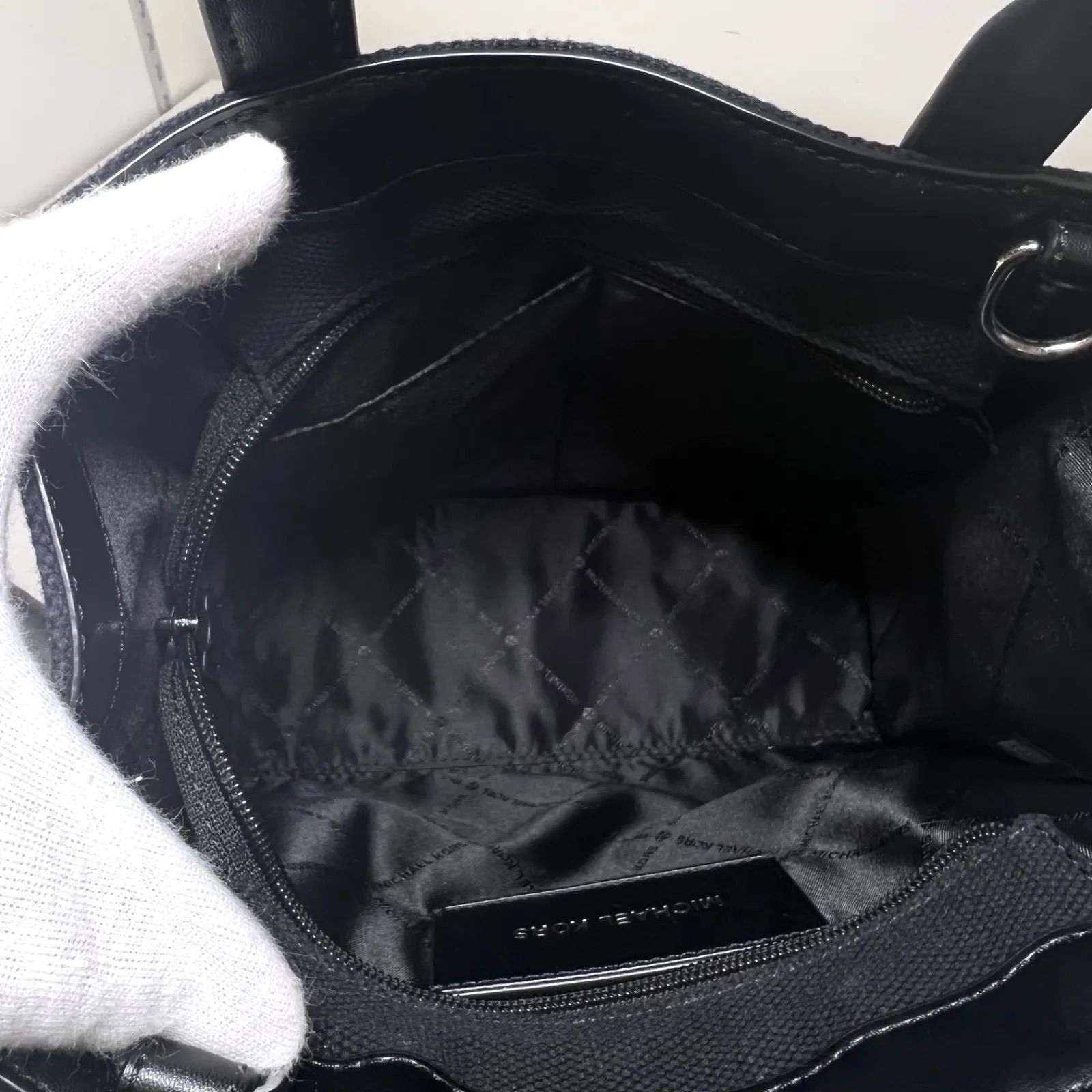 MICHAEL KORS キャンバス トート COOPER 2WAYバッグ ブラック - メルカリ