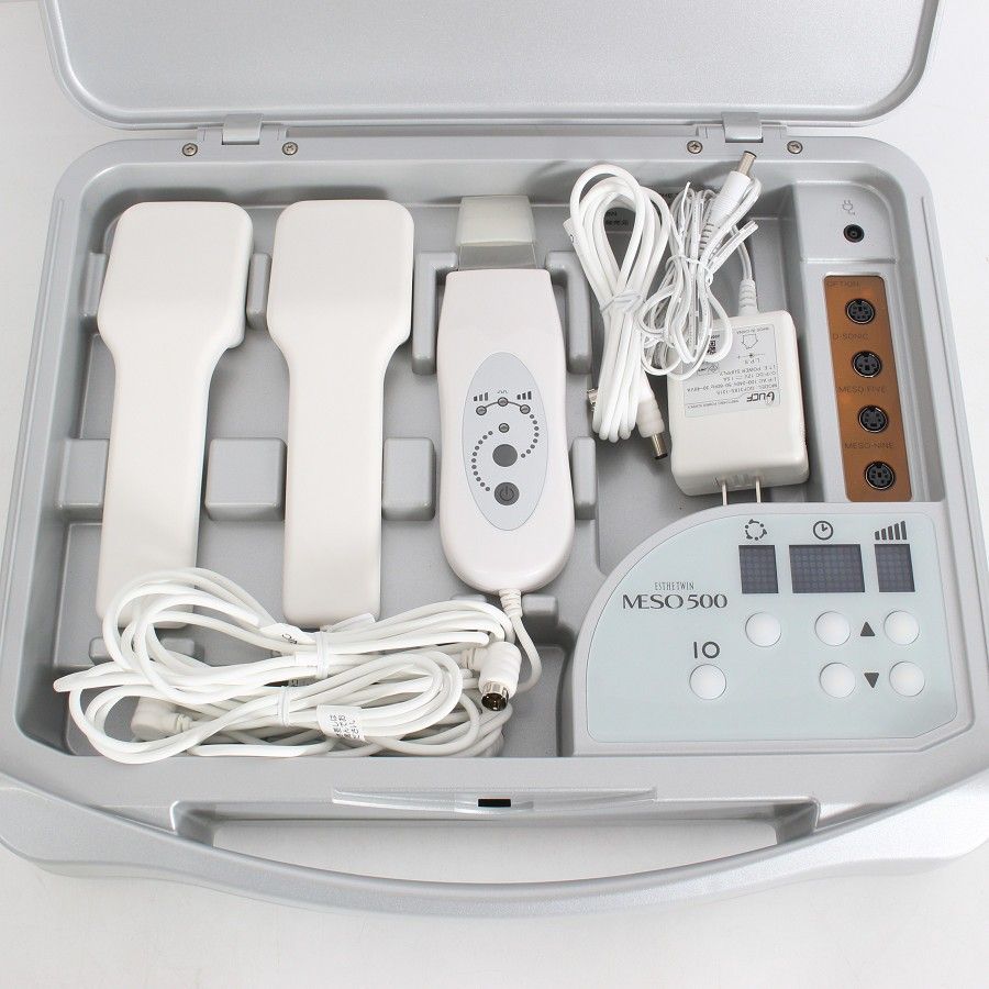 美品】エステツイン MESO 500 ホームエステ 美容器 美顔器 超音波美容 