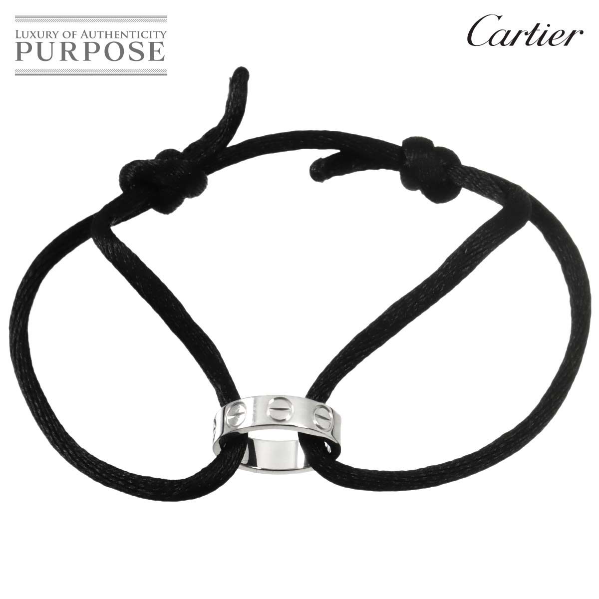 カルティエ Cartier ラブ ブレスレット K18 WG ホワイトゴールド 750