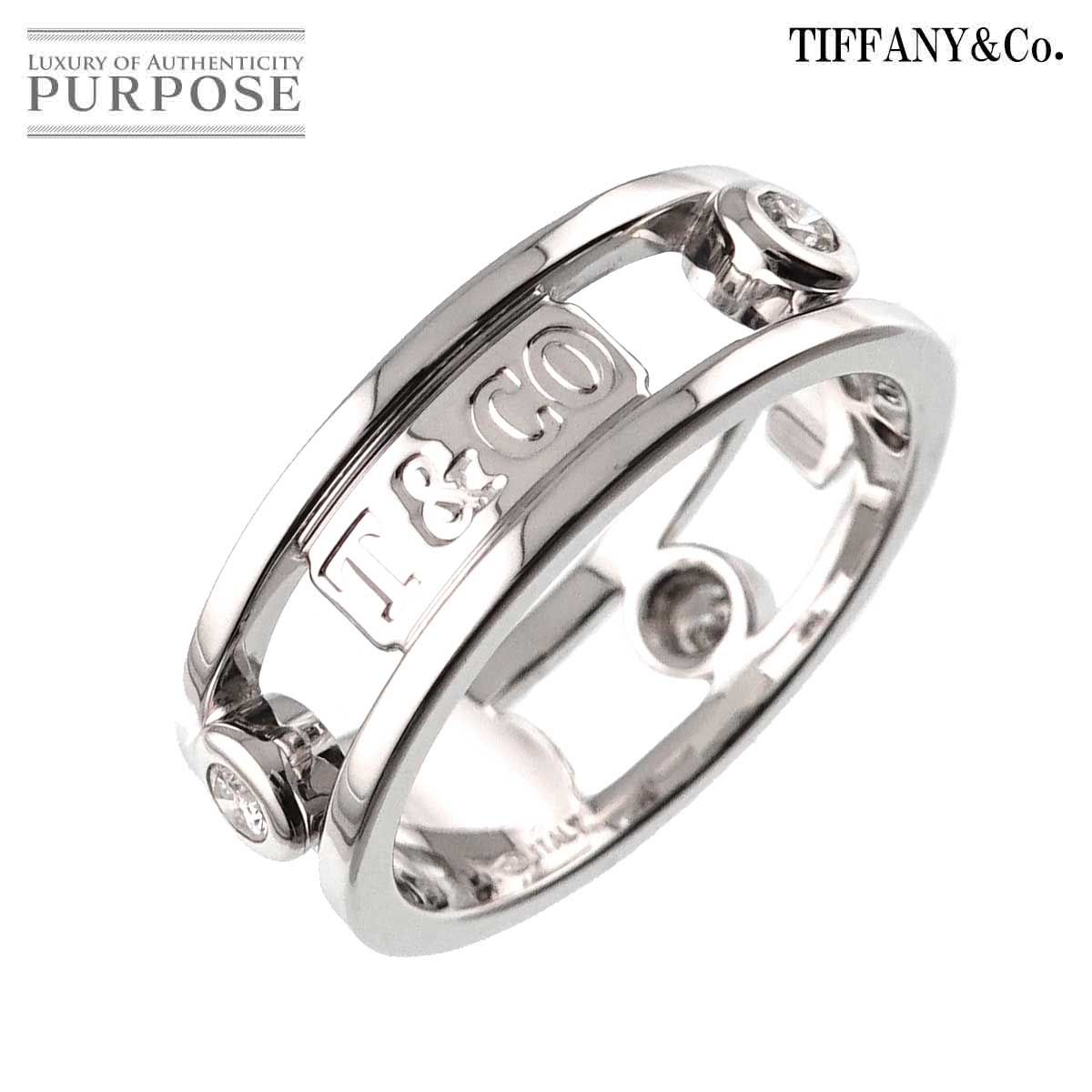 ティファニー TIFFANY&Co. 1837 エレメント 11.5号 リング ダイヤ K18 