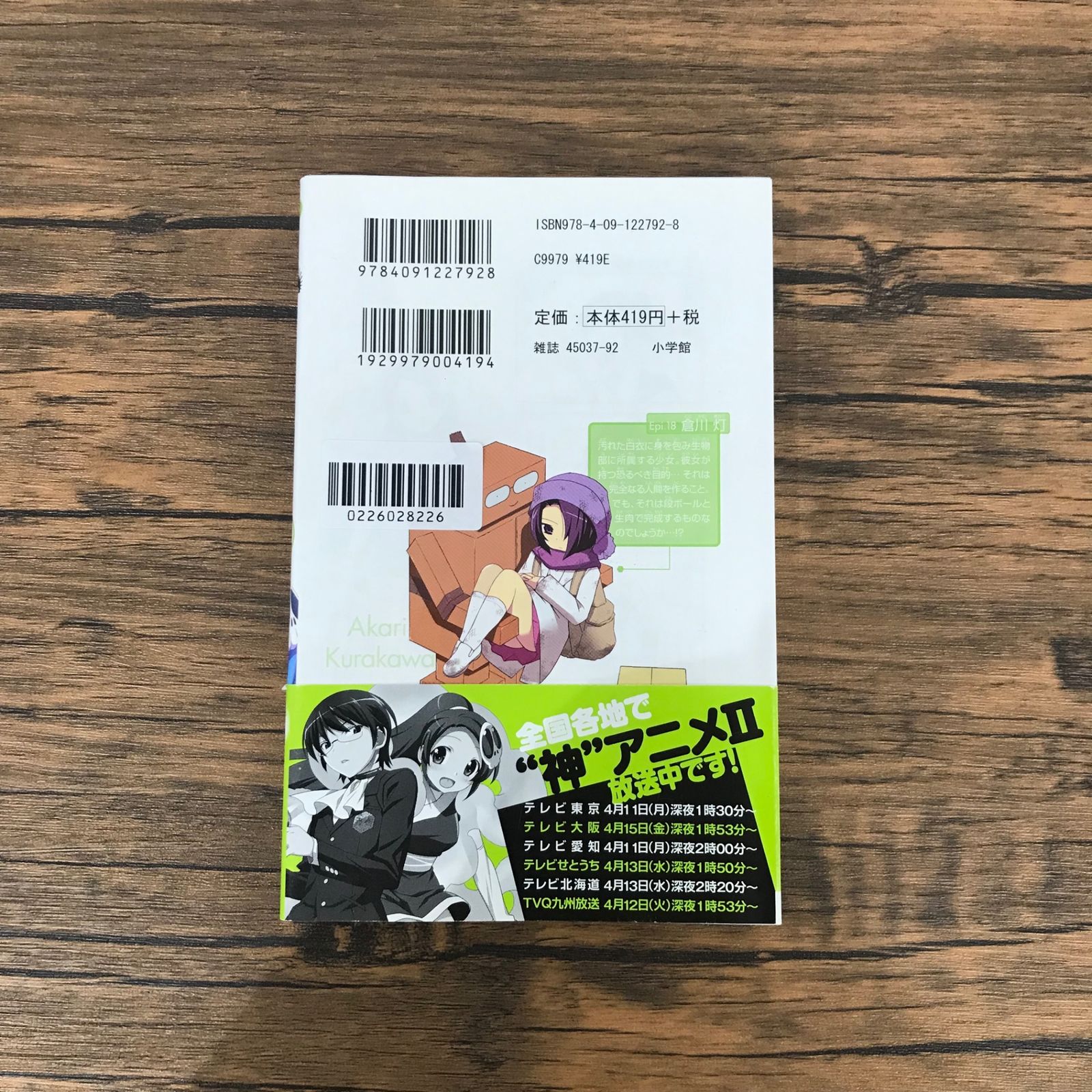 初版』神のみぞ知るセカイ 12巻/【作者】若木民喜/GF-0226028226-YP