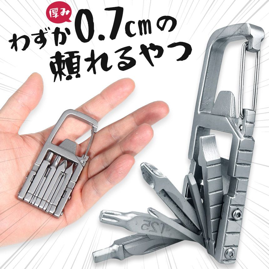 薄型 多機能ツール ドライバー マルチツール 工具 ドライバーセット