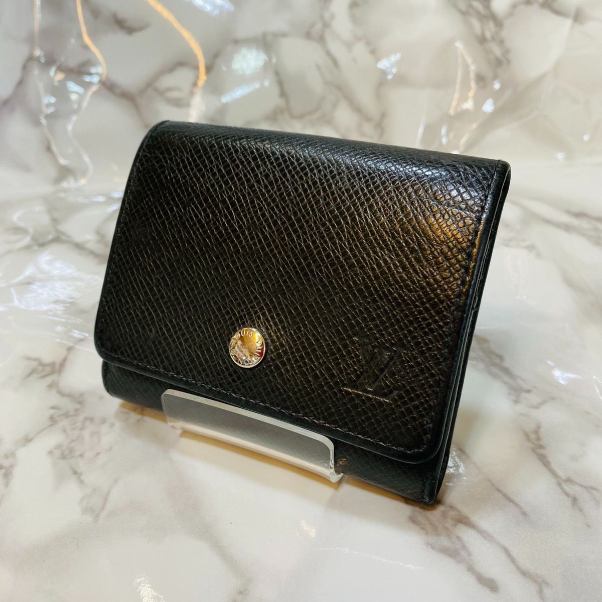 LOUIS VUITTON 美品 ルイヴィトン タイガ ポルトモネ セルゲイ コイン 