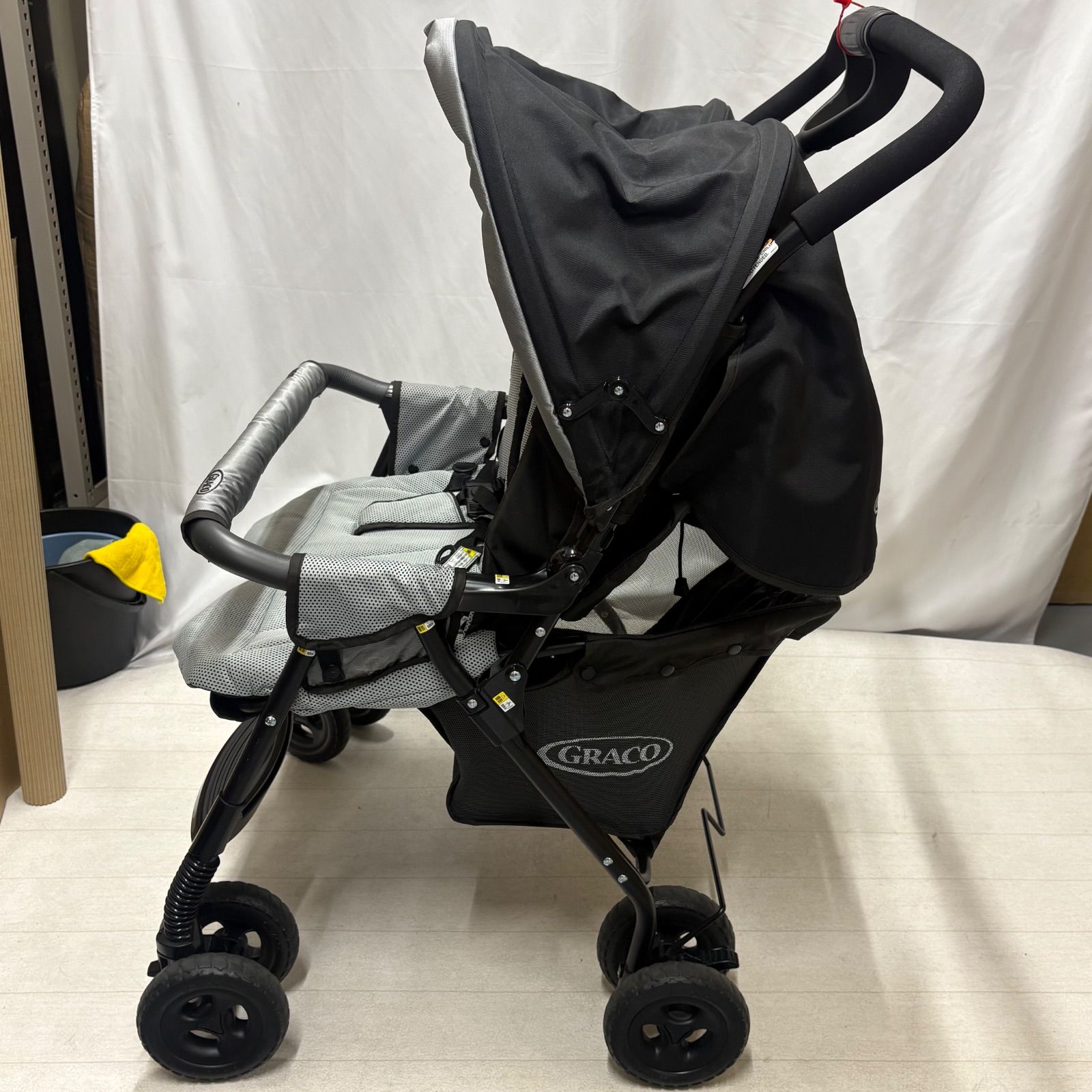 GRACO グレコ 二人乗り ベビーカー デュオスポーツ レインカバー付き 