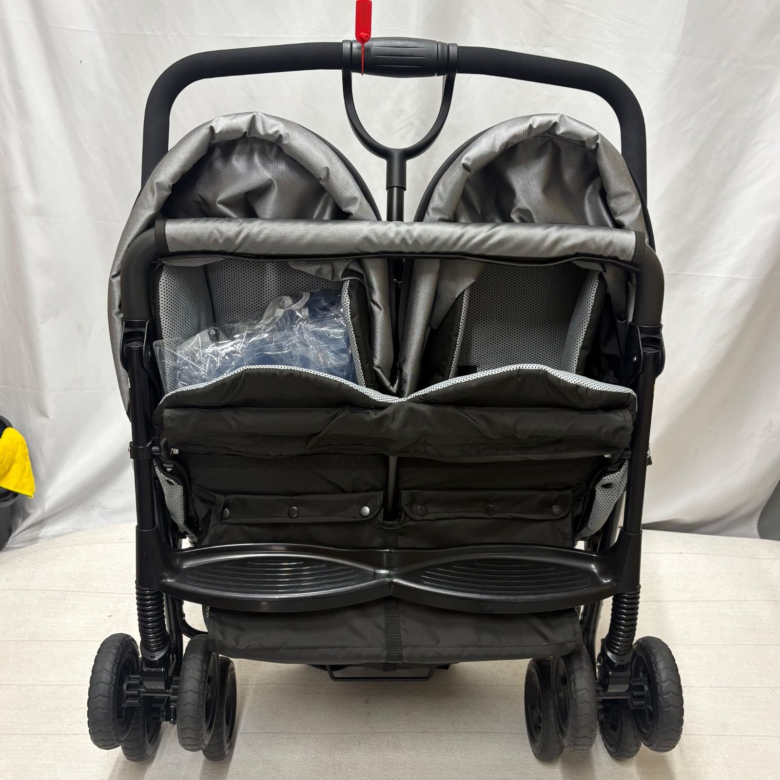 GRACO グレコ 二人乗り ベビーカー デュオスポーツ レインカバー付き 