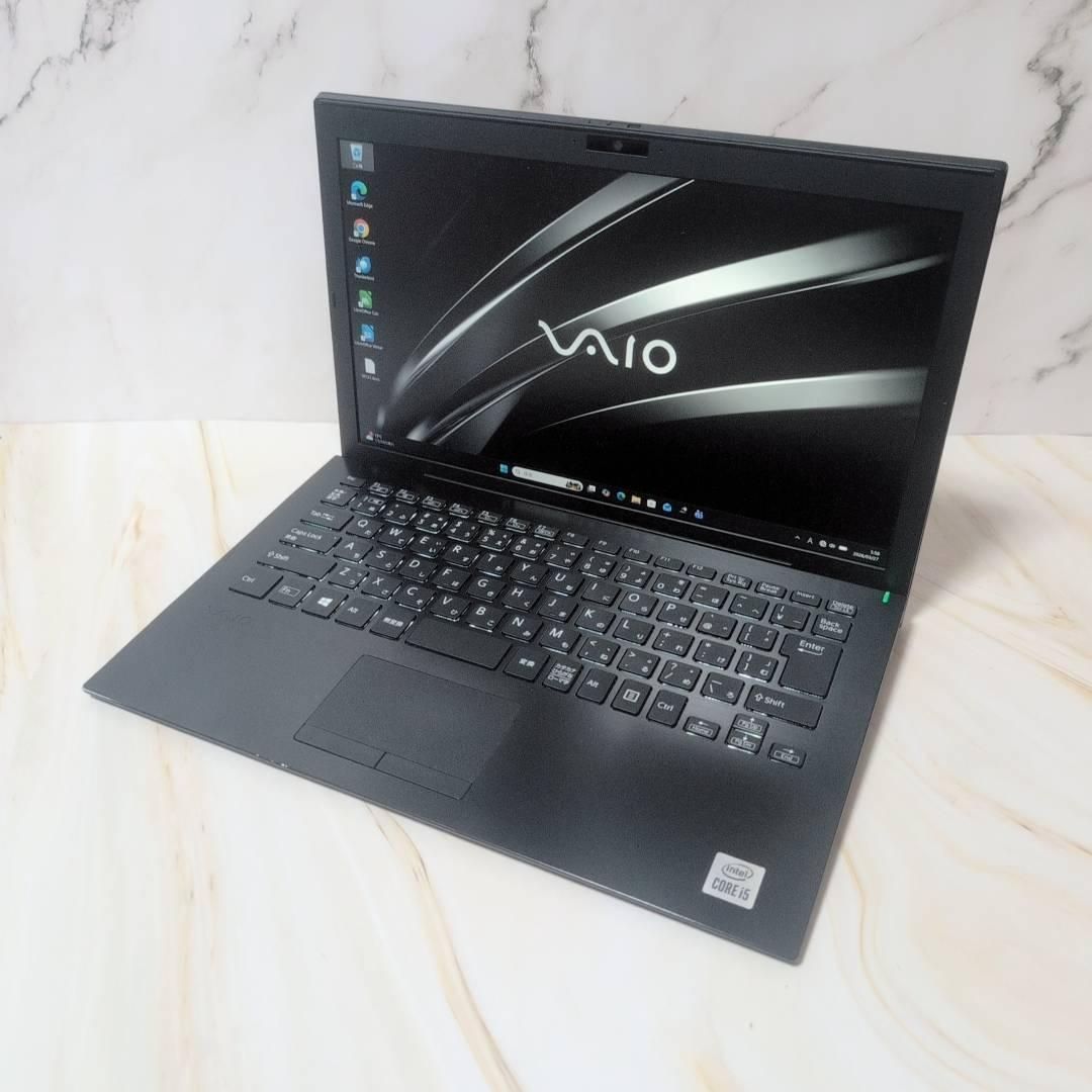 軽量/VAIO/カメラ/オフィス/8G/SSD256/Win11/黒/ノートPC SONY VAIO カメラ付 Win11 SSD256GB Office付 中古 - メルカリ