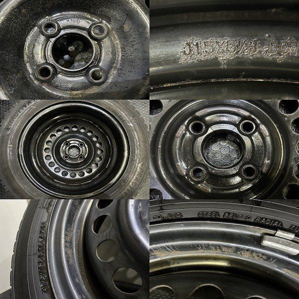 走行短め YellowHat PRACTIVA ICE BP02 175/65R15 スタッドレス ホンダ 